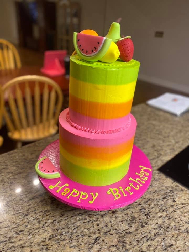 A real celebration cake by Lollipop Garden